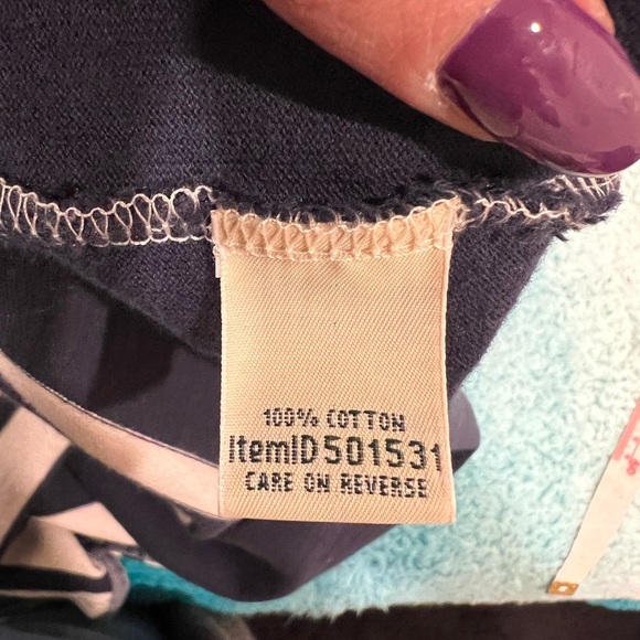 🔥L.L Bean Striped Navy and Red Dress🔥 - Picture 5 of 5